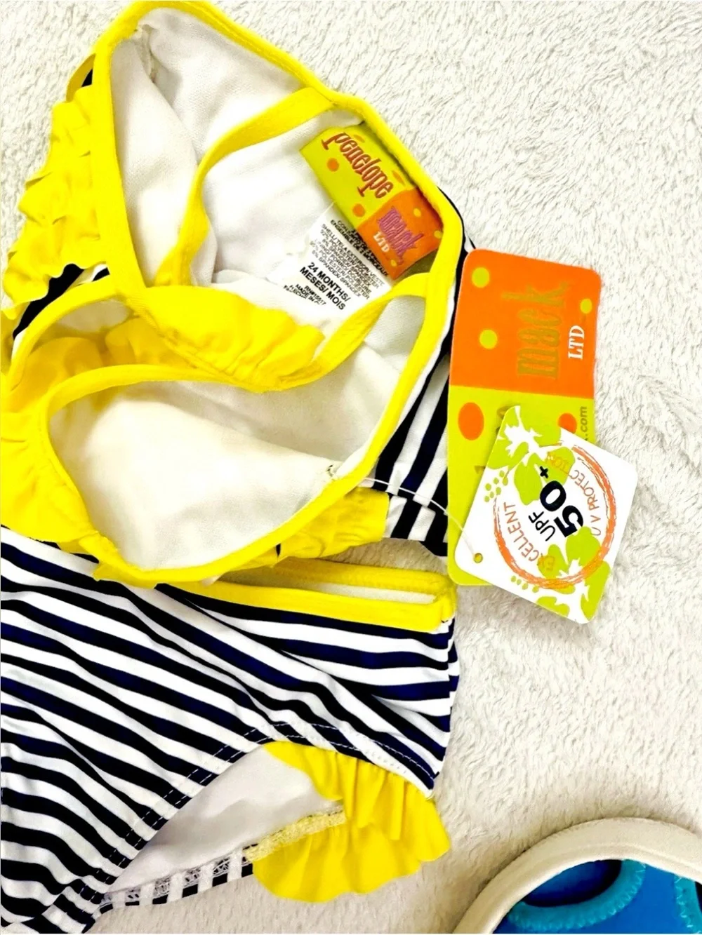 Very Cute Swimming Set Swimsuit Girls Size 24 Month Shoes Size 7